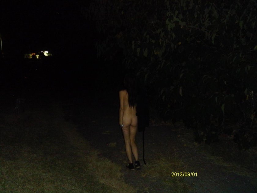 Night walk naked