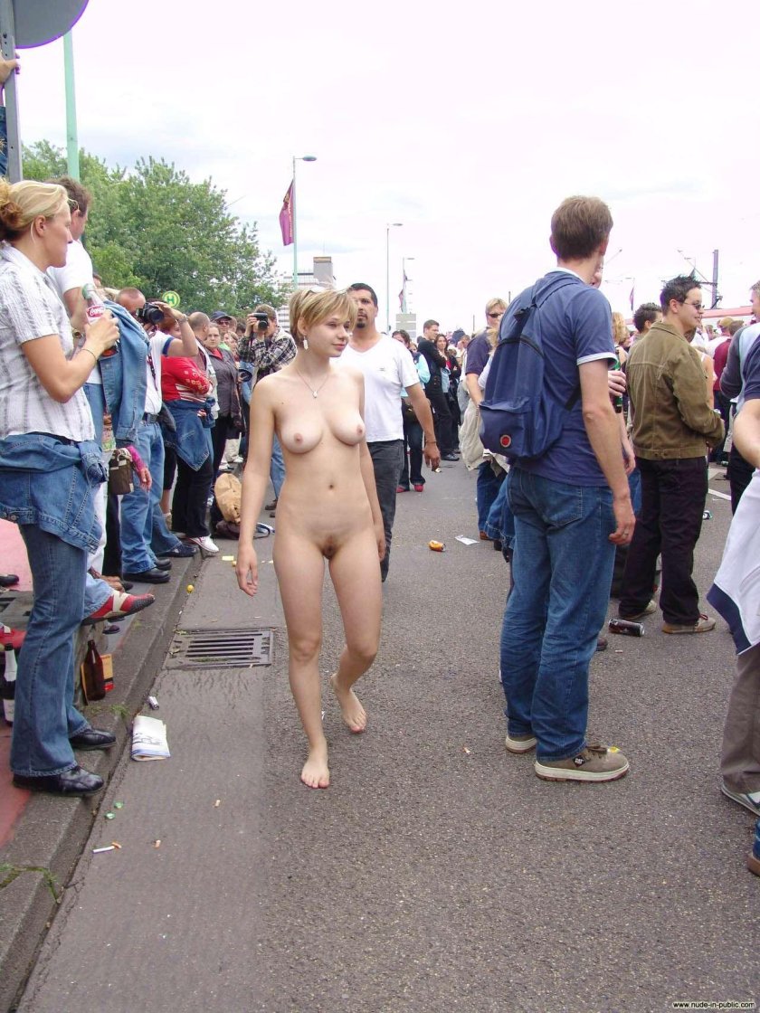 Exhibitionists Naked parade