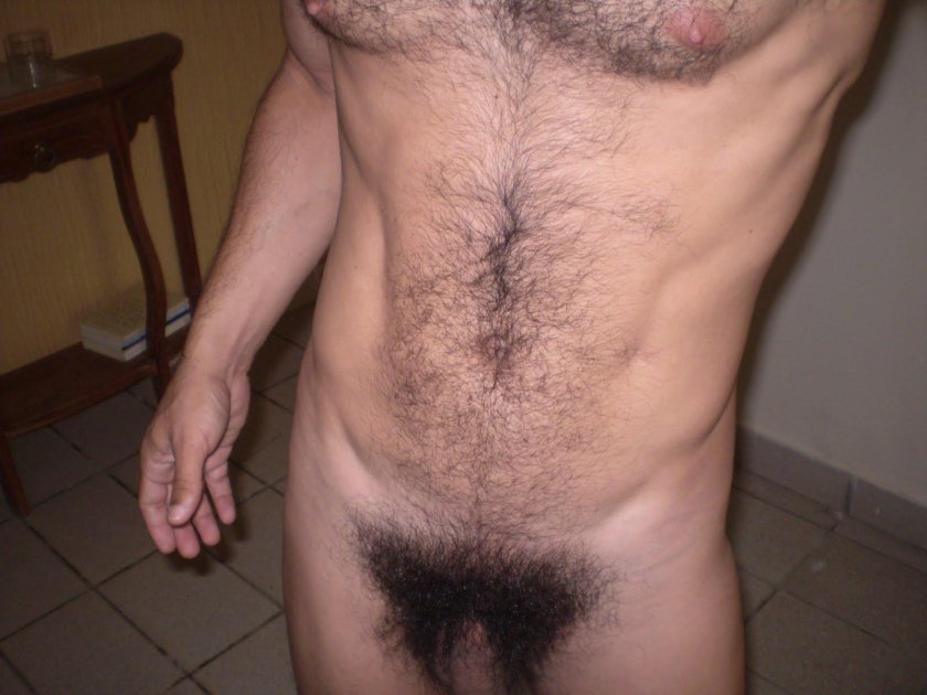 Boy hairy pubis