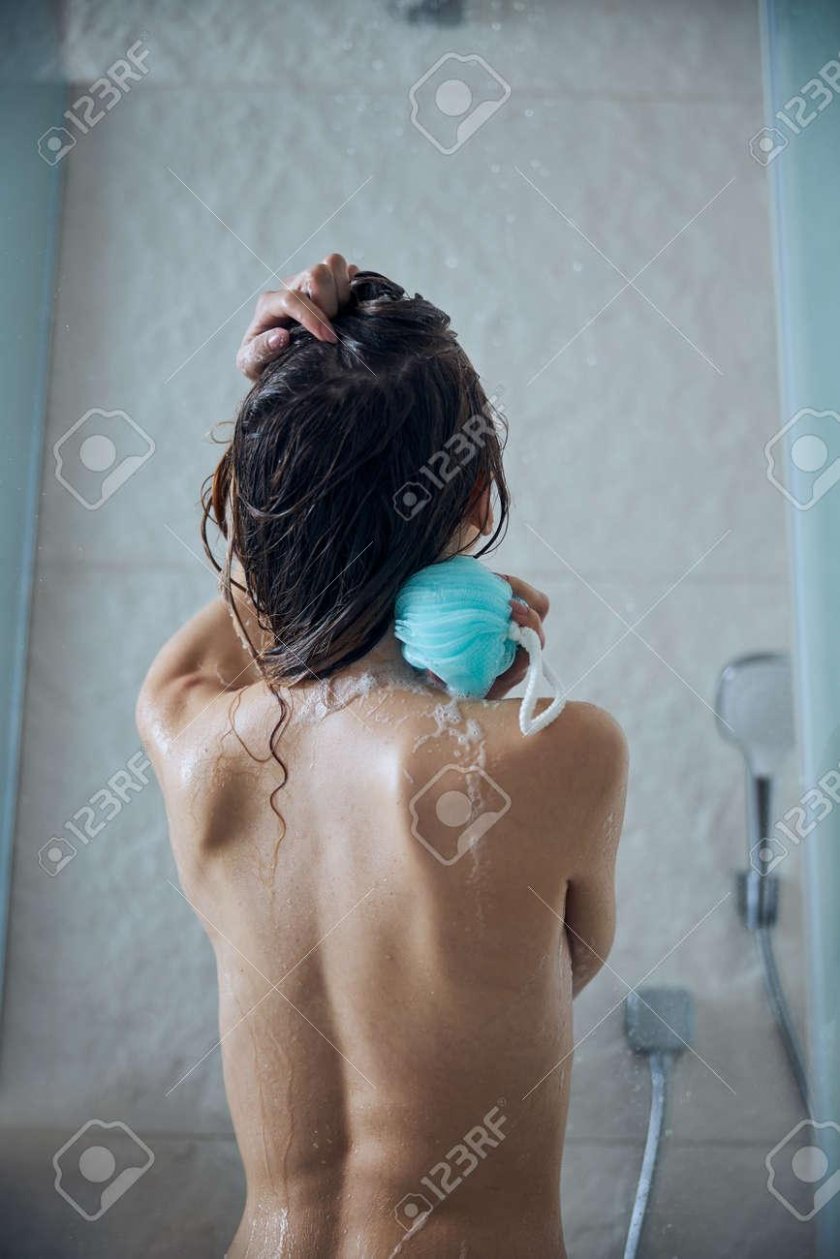 Washing in the shower