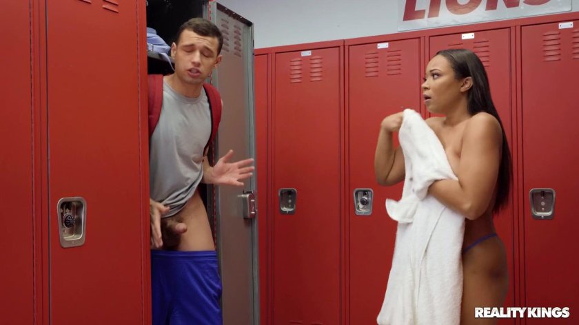 Girls in the locker room