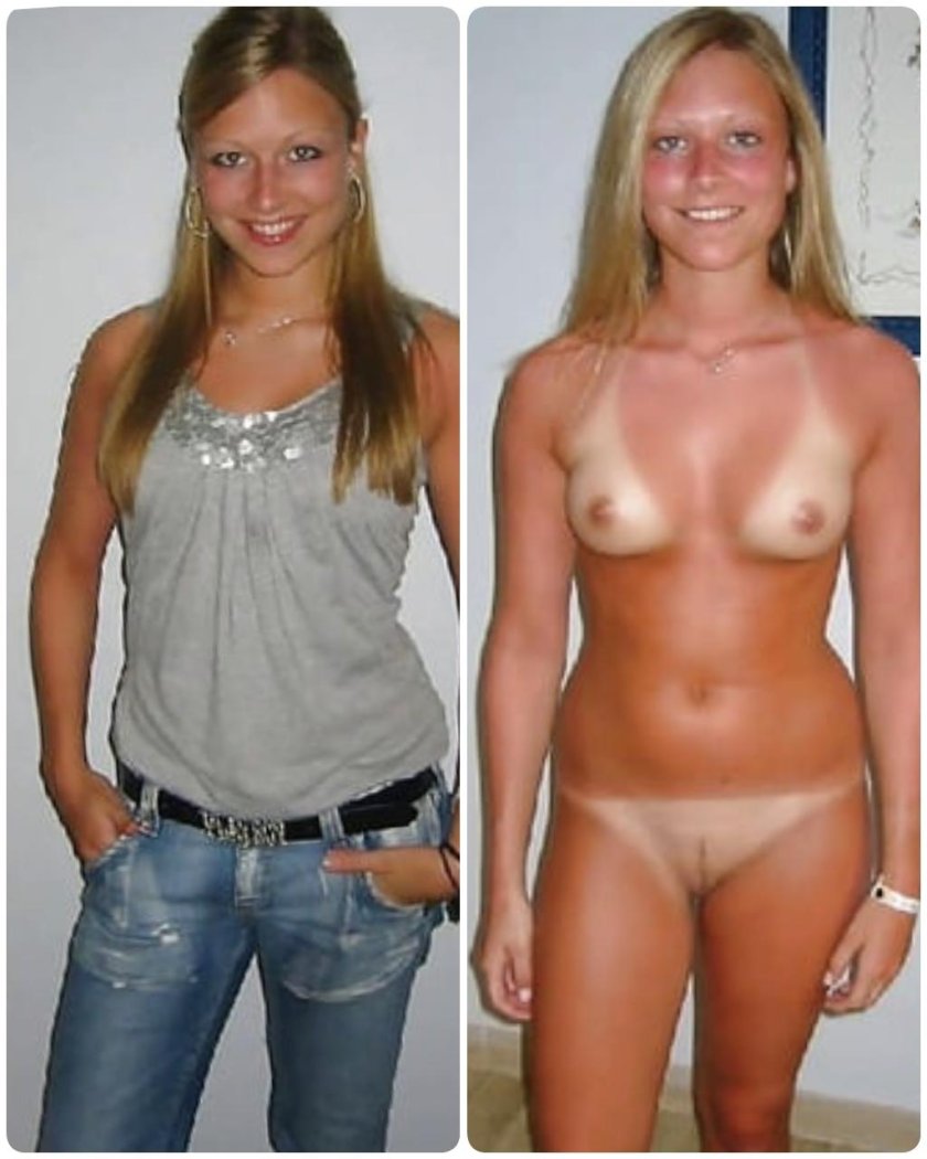 Dressed striped girls