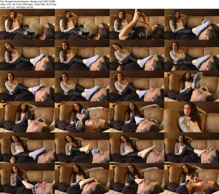 Footth licking of the legs