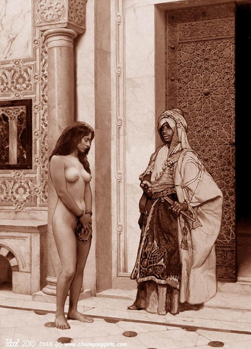Naked slaves of the Middle Ages