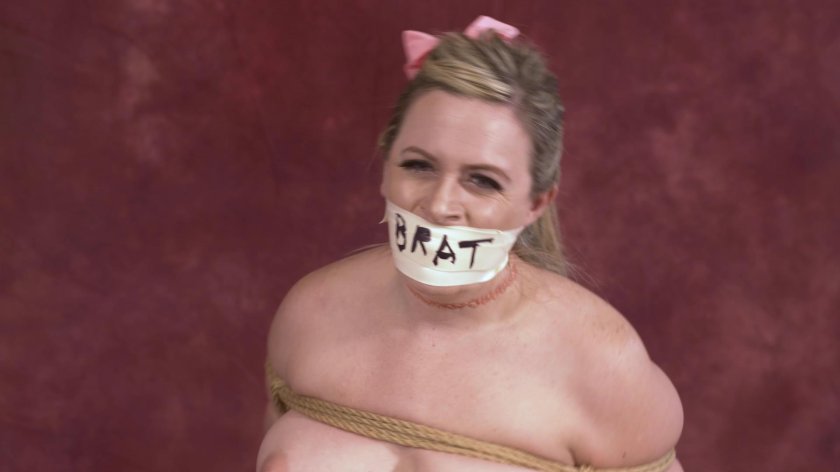 Taylor Shilling Gagged