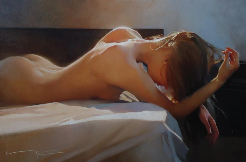 Modern painting nude