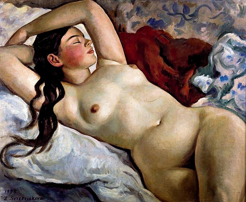 Zinaida Serebryakova Sleeping Girl