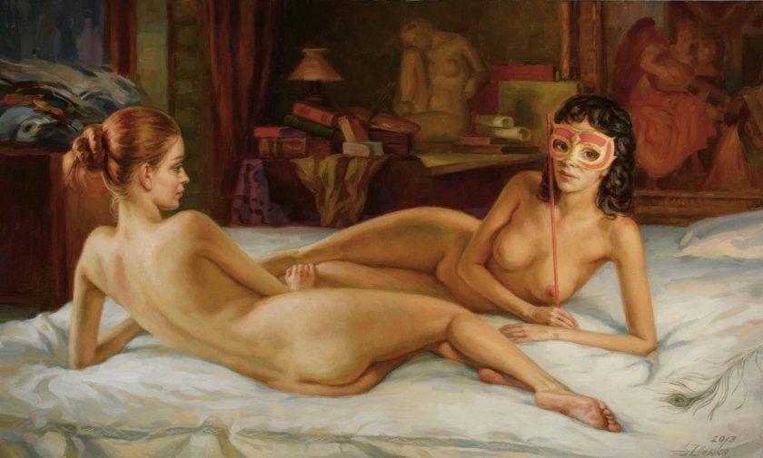 Modern erotic painting