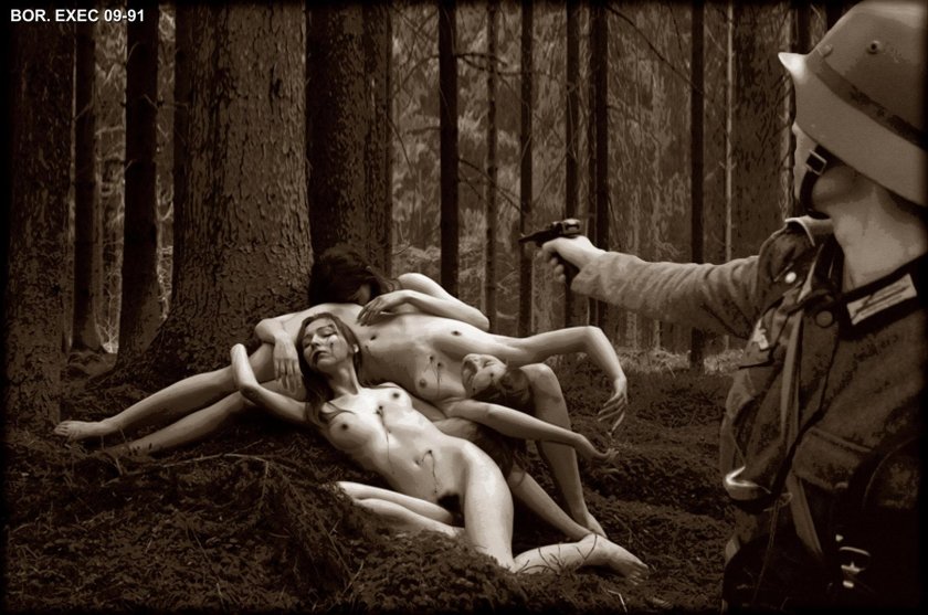 Naked women before execution