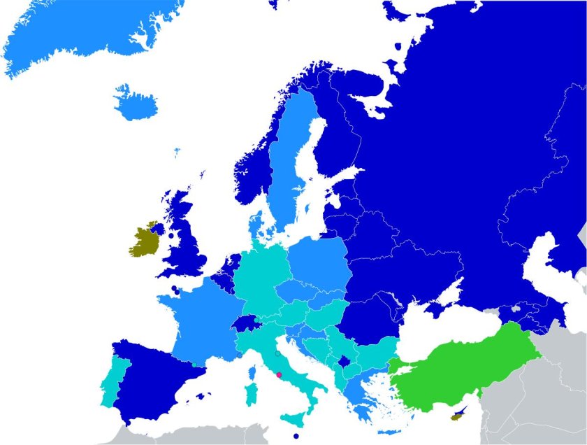 Map of the European Union