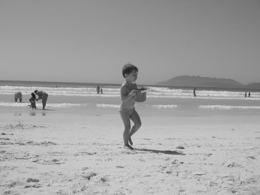 Little boy on the beach
