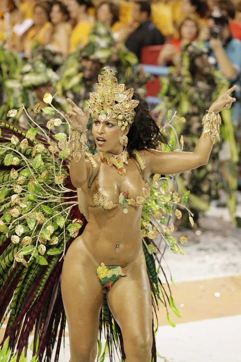 Naked Brazilians on the Carnival