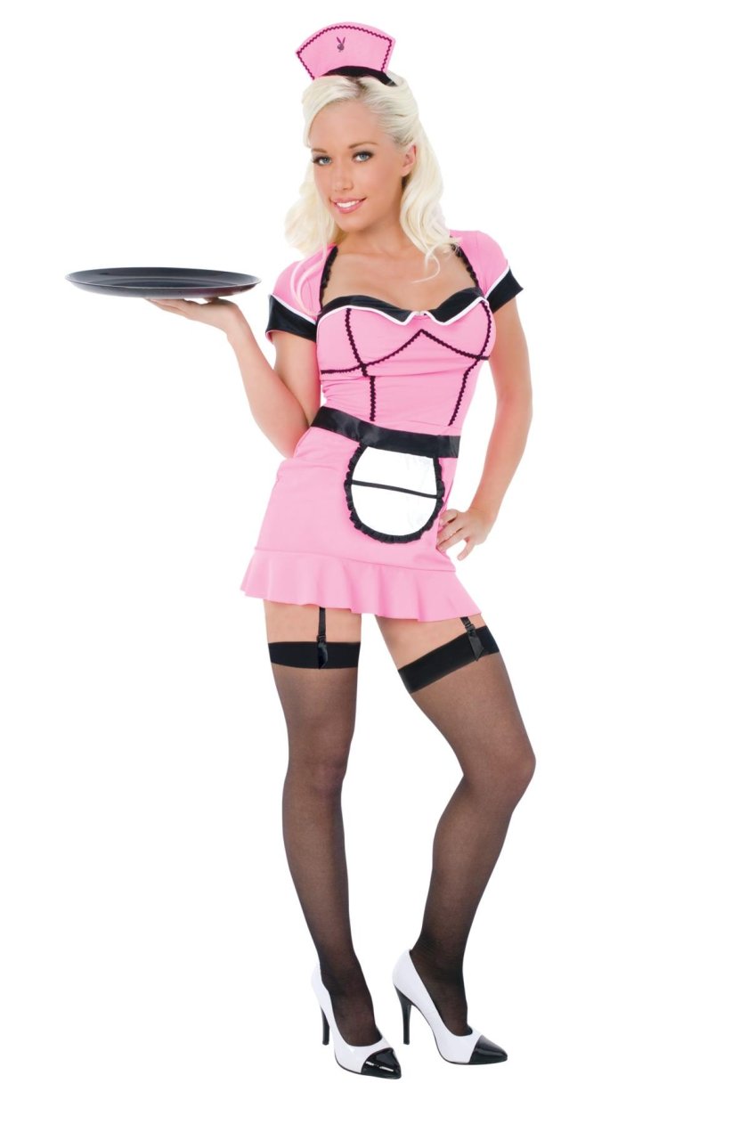 Erotic outfits of waitresses