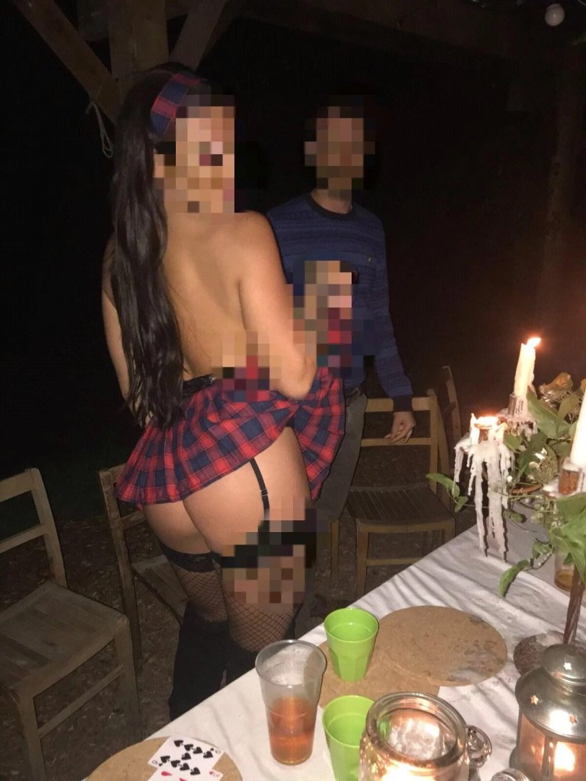 Debauchery at a corporate party