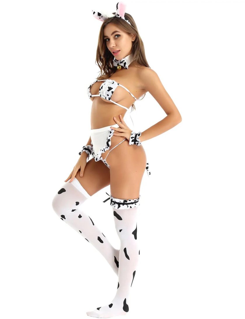 Erotic costume of cows