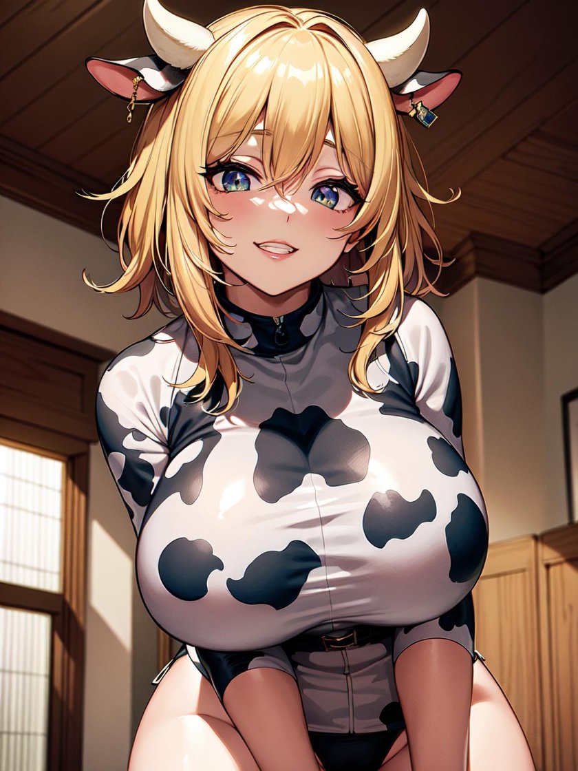 Girl cow anime