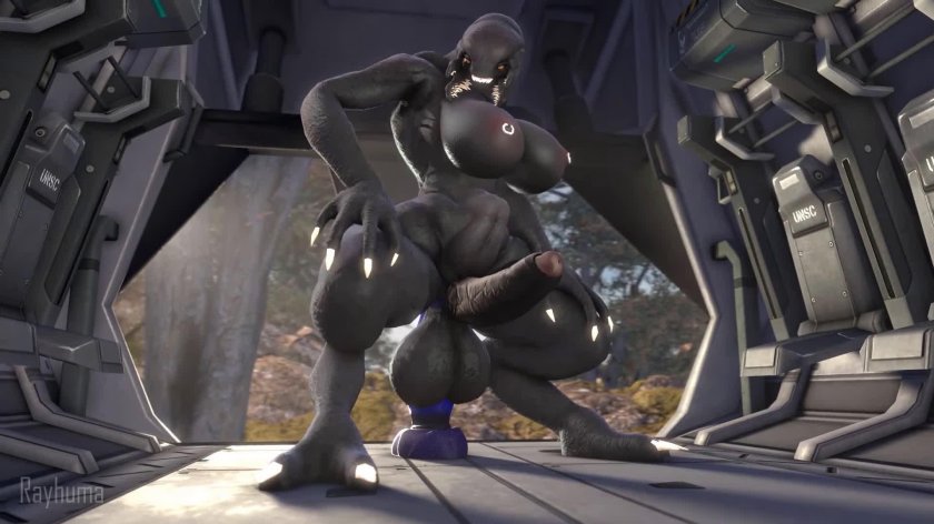 Creepy chimera sfm Halo