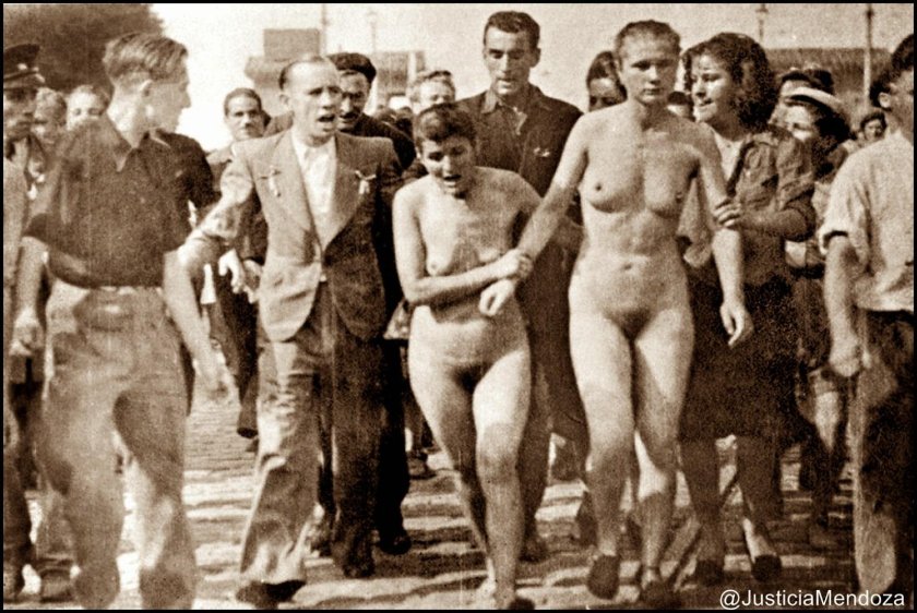 Lviv Jewish pogrom naked