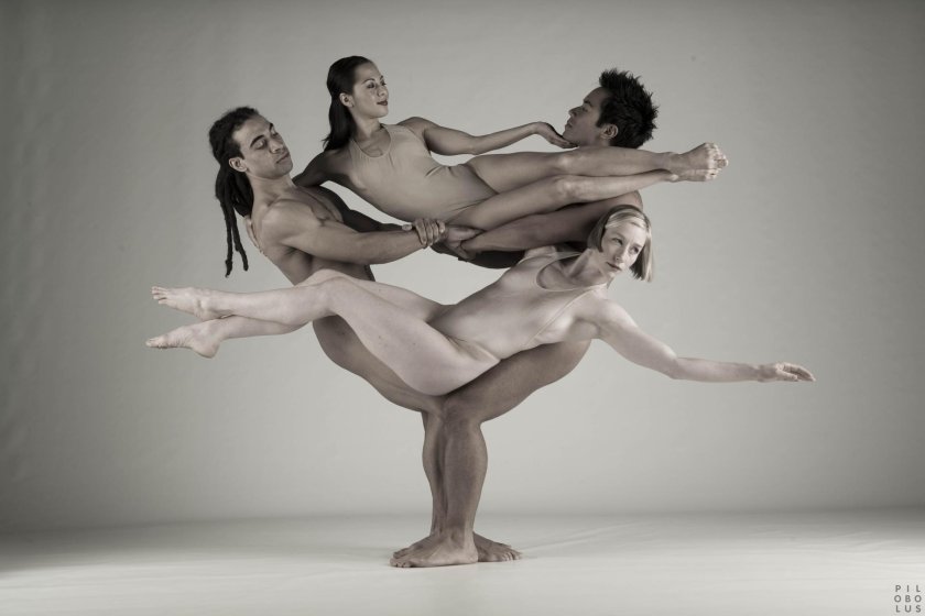 Modern dancing naked