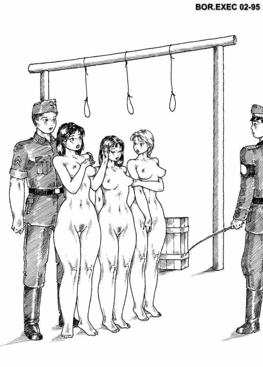 Erotic executions of naked women