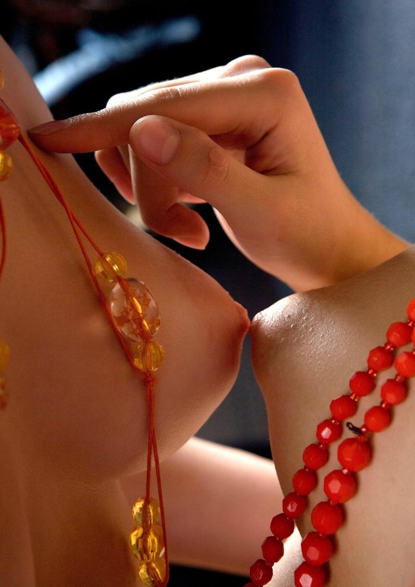 Erotic girls in beads