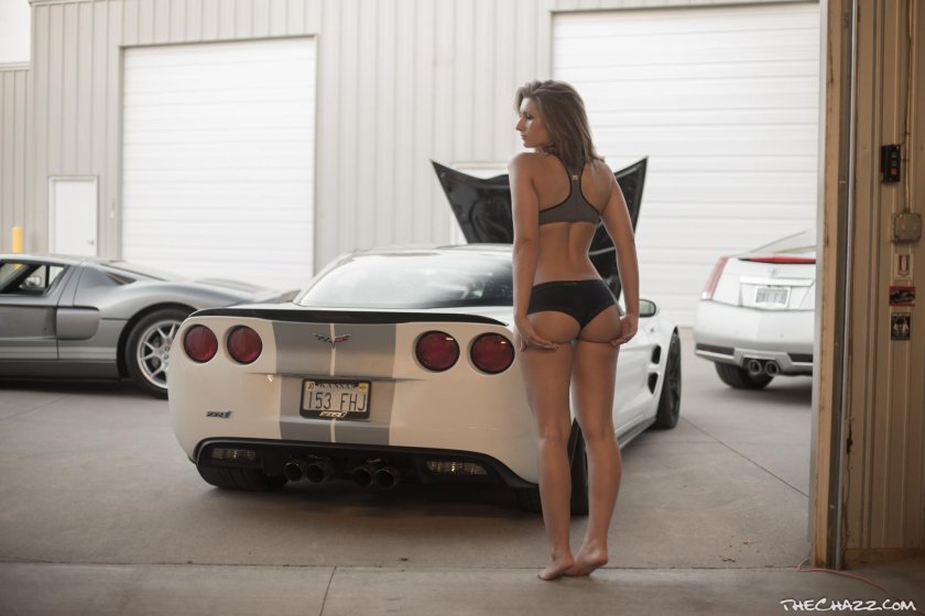 Corvette model girls