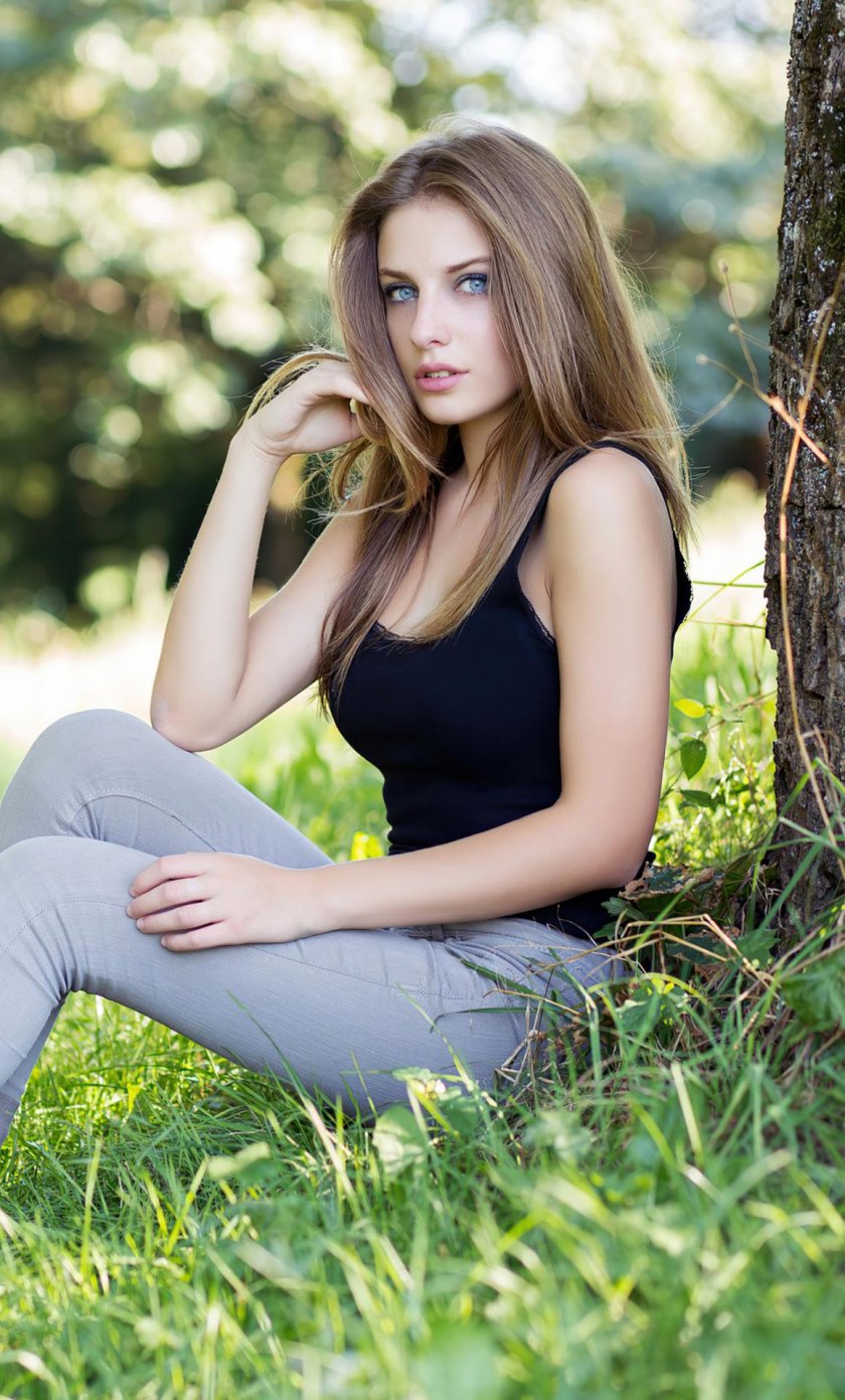 Beautiful from nature of the girl