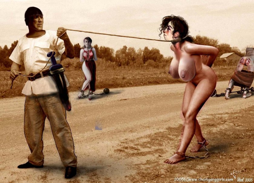 Naked slaves on plantations