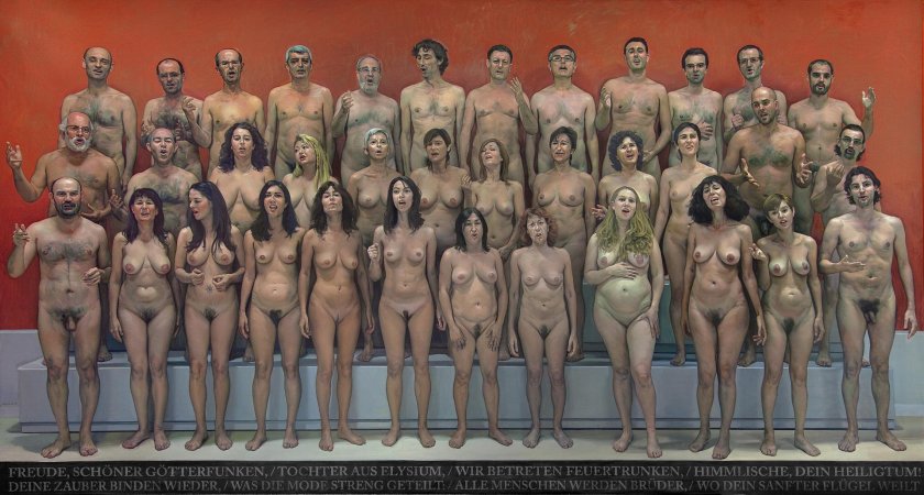 Naked women of different races
