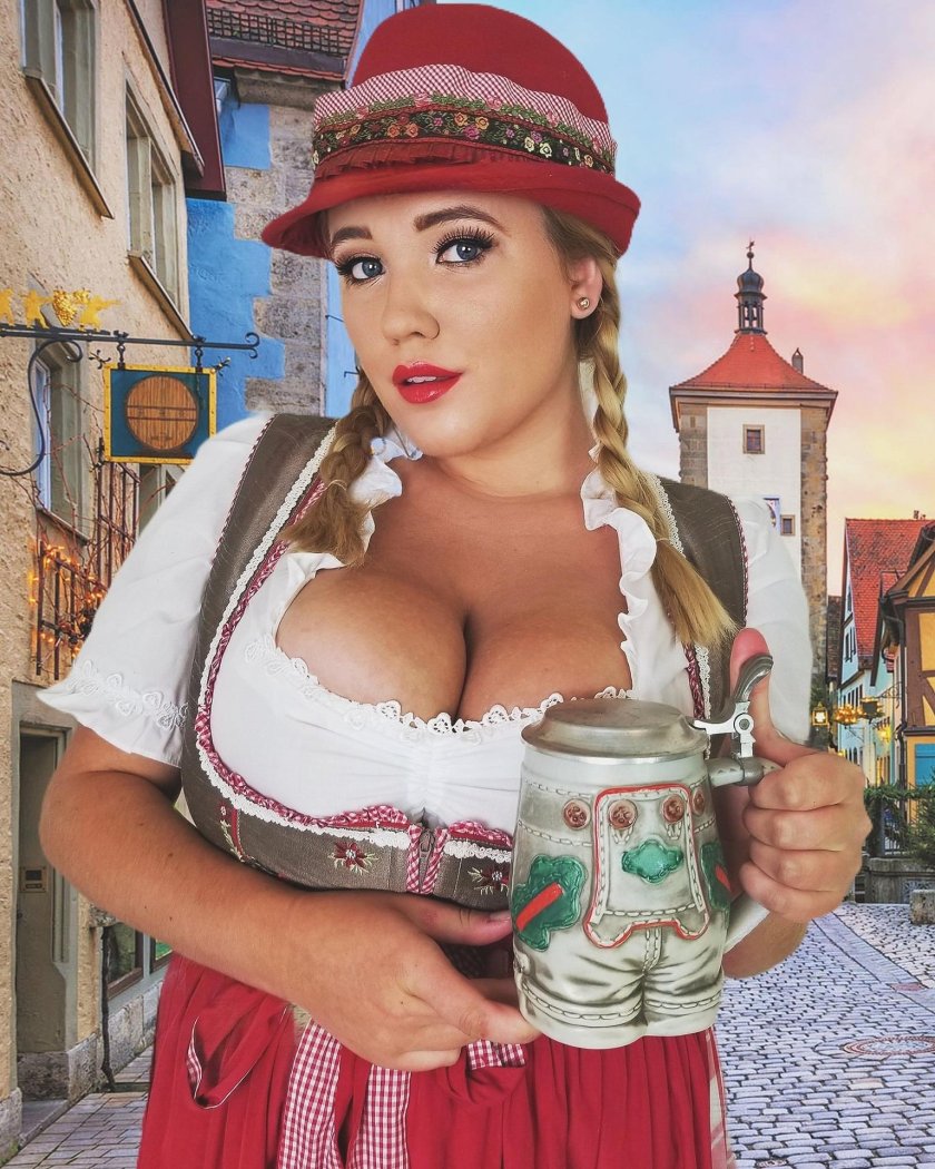 Oktoberfest Big breasts