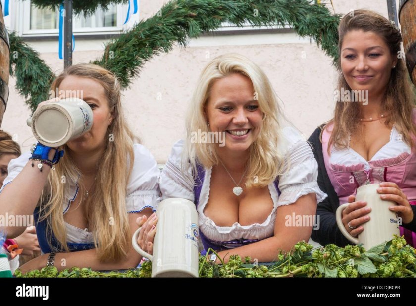 Oktoberfest in Germany nude
