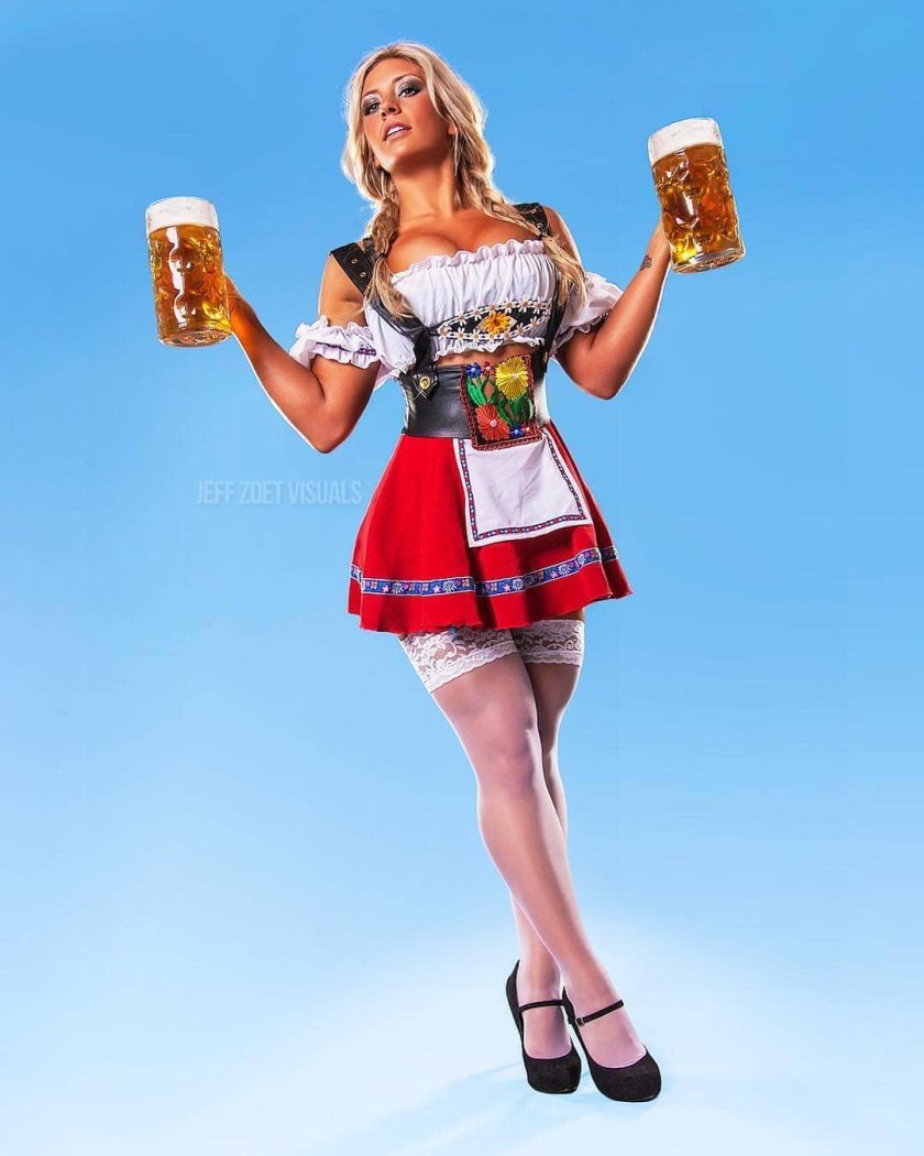 Girl with beer
