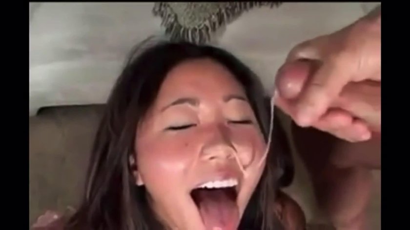 Asian girls cumshot