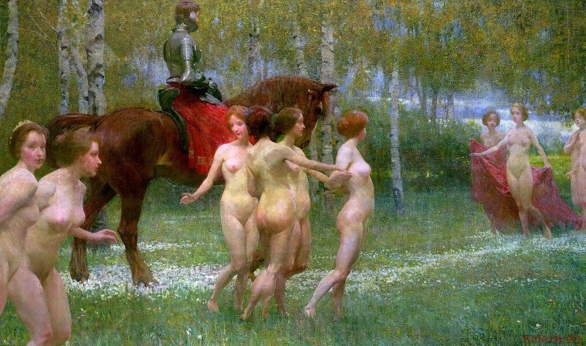 Naked women in the Middle Ages