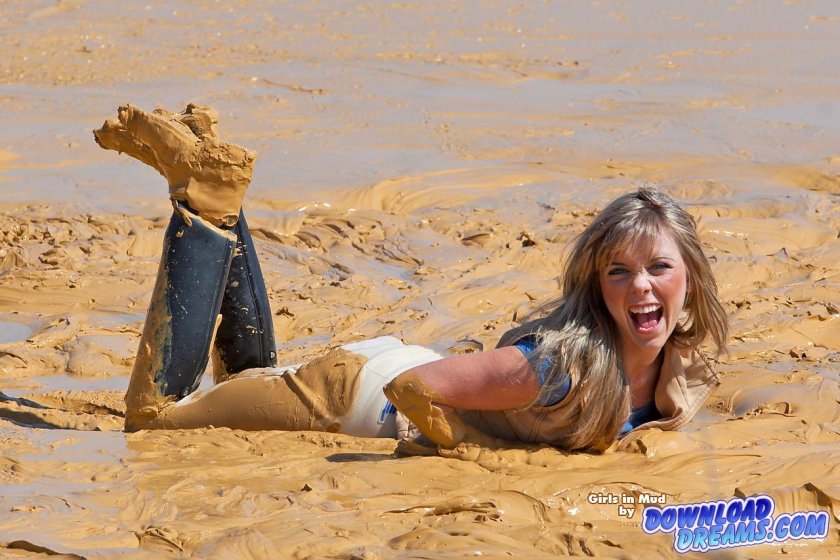 Girls in dirt clothes