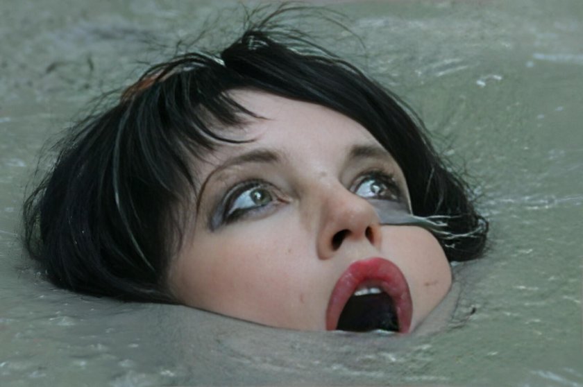 Bondage girls in mud