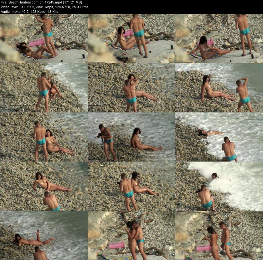 Nudist beach hidden camera