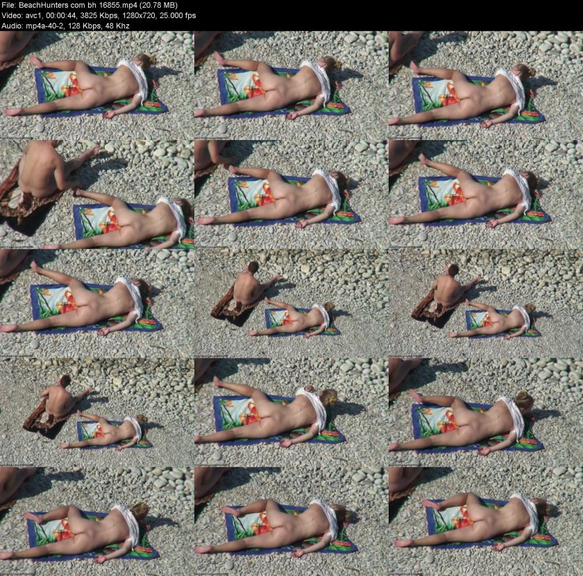 On the beach Topless