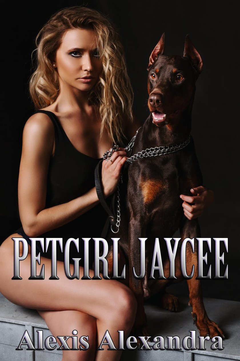 Girl with Dobermans