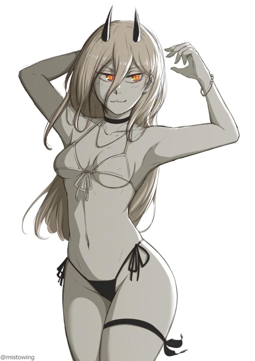 Power of a man chainsaw