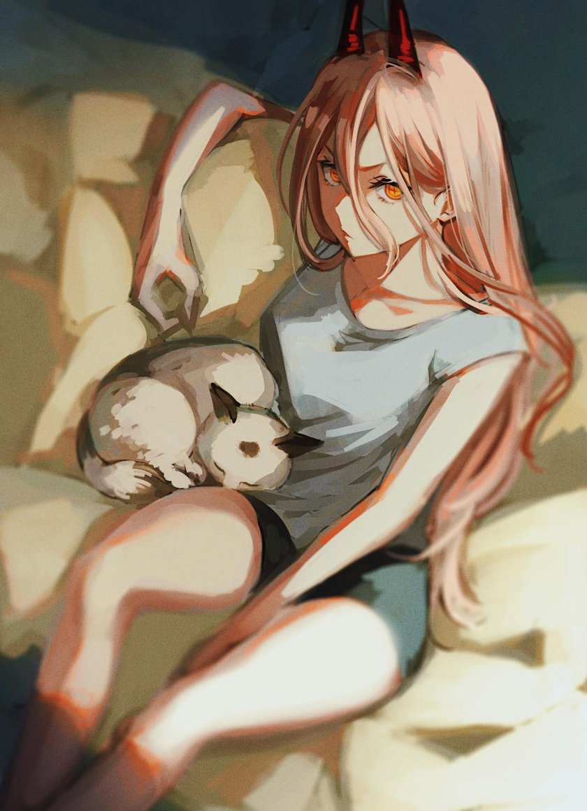 Anime man of a chainsaw