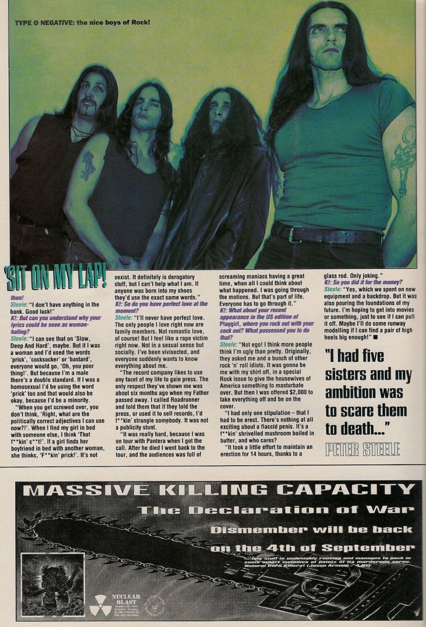Type o Negative
