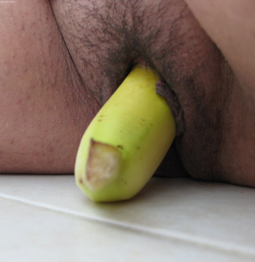 Banana in anal