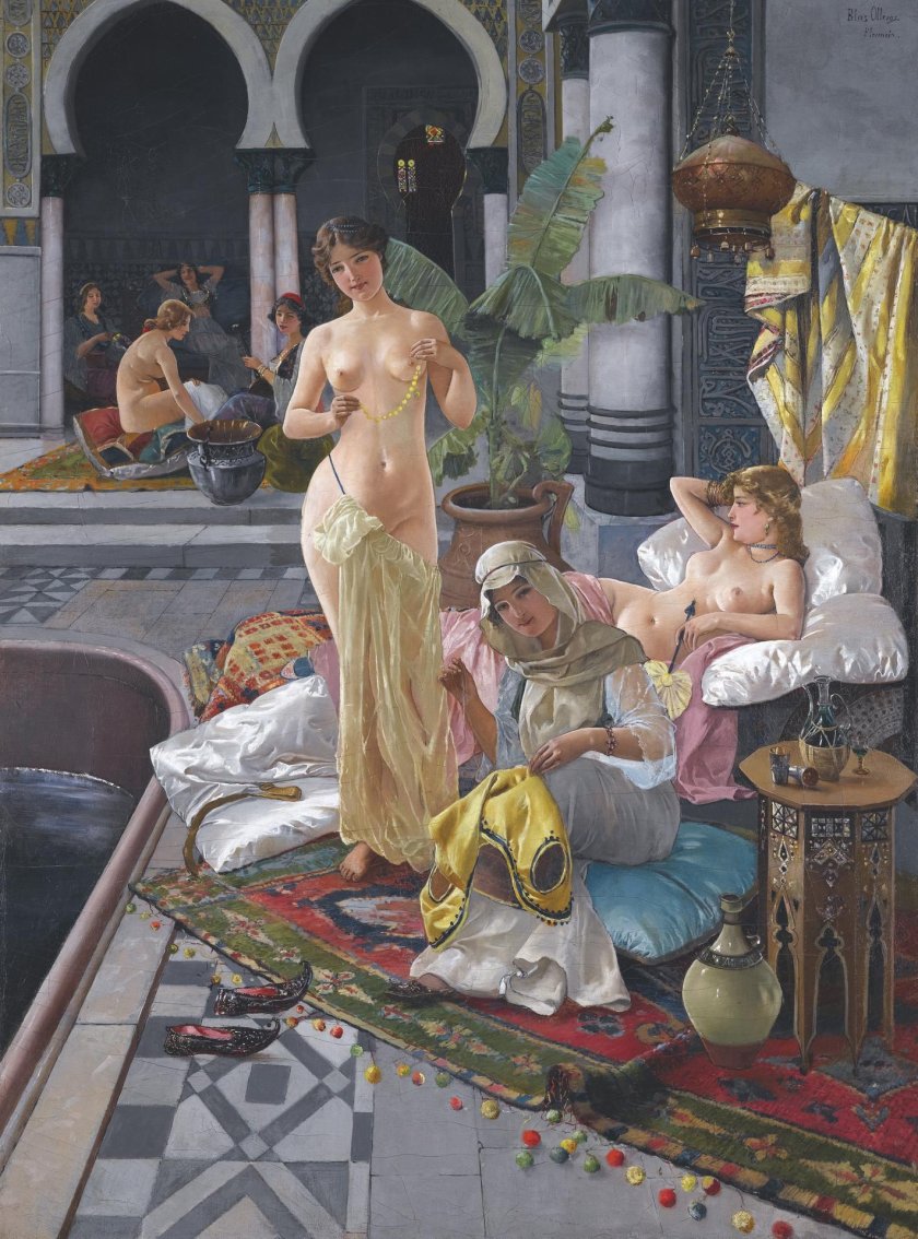 Jean Leon Jerome Basin in a harem