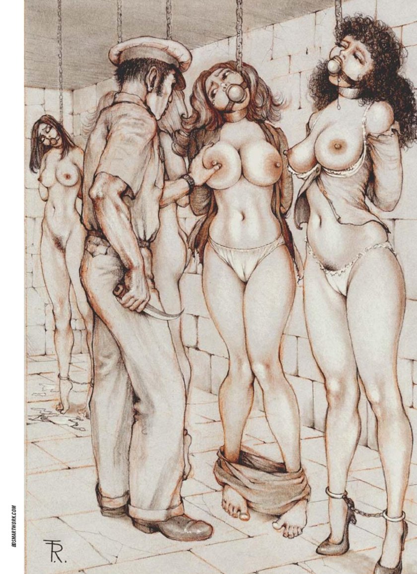 Porn drawings of a slave