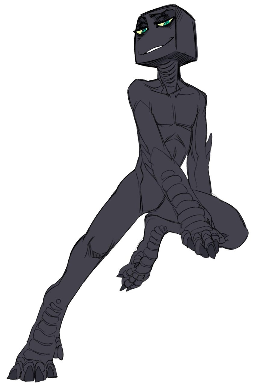 Minecraft enderman in real life