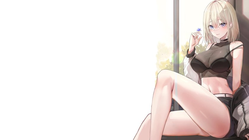 Anime boobs on the desktop