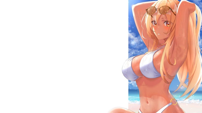 Anime girl with big tits