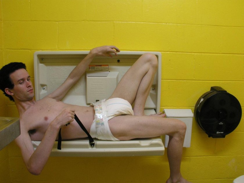 Guy in the diaper