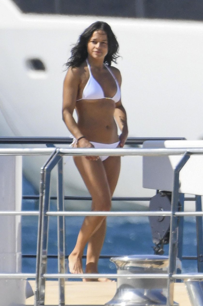 Michel Rodriguez in underwear